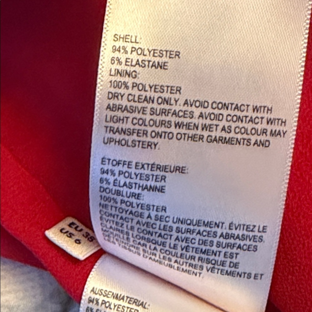 Whistles Red Ruffle-Shoulder Jumpsuit - Picture 13 of 14
